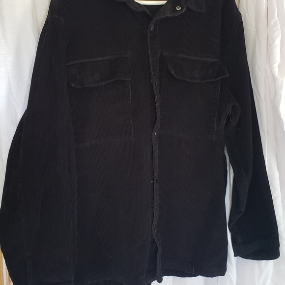 No Boundaries Other - Men's Black Corduroy Jacket